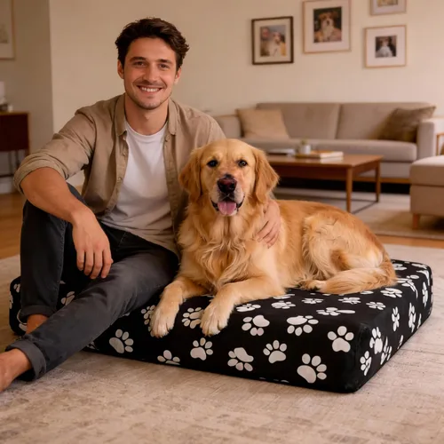 Vista 5 de DUKE&LEFTY Furever - Funda para cama para perros, suave y elástica, universal, fácil de quitar (sin cremallera), color negro, pequeño