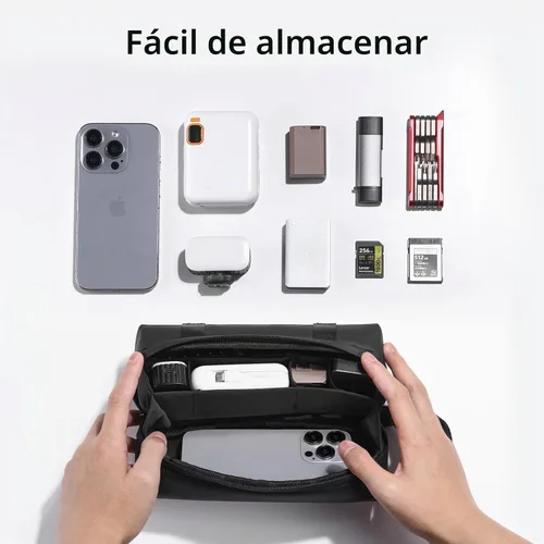 Vista 4 de ULANZI PK-04 Bolsa de transporte para DJI Osmo Pocket 3, estuche de almacenamiento portátil, protector para DJI Osmo Pocket 3 Creator Combo