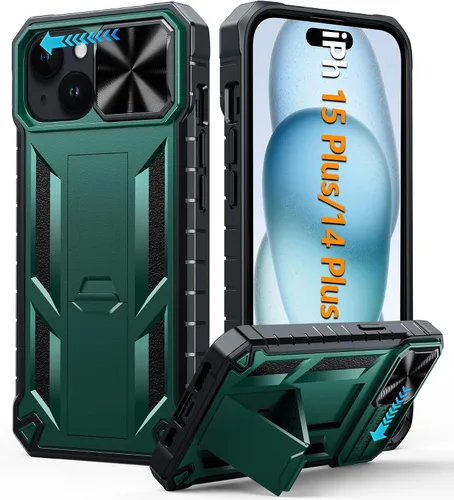 Vista 75 de FNTCASE for iPhone 11-Pro Phone Case: Military Grade Drop Proof Mobile Cover with Kickstand & Slide Rugged Shockproof Bumper Heavy Duty Protector