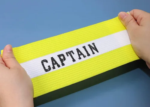 Vista 3 de ONLYKXY Captain Armbands - Brazalete ajustable de 3.54 x 11.81 pulgadas para fútbol, baloncesto, voleibol, equipo, competición, entrenador