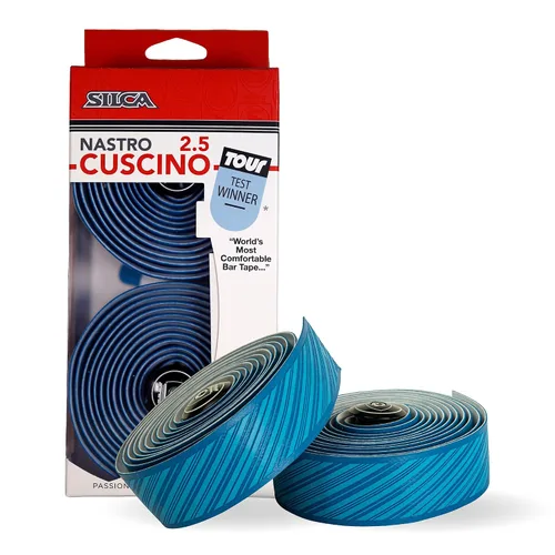 Vista 10 de SILCA Nastro Cuscino - Cinta para manillar de bicicleta extra gruesa, color negro, 0.098 in