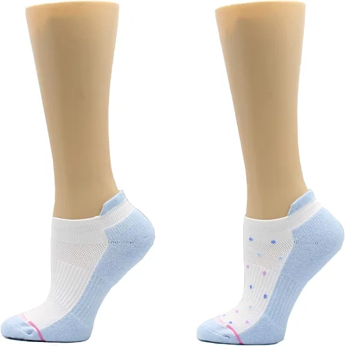 Vista 12 de Dr. Motion calcetines de compresión de corte bajo para mujer, 2 piezas