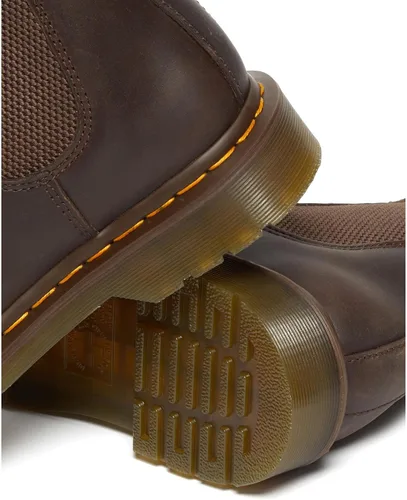 Vista 6 de Dr. Martens Botas Chelsea unisex, color marrón oscuro, Crazy Horse, 12 US para hombre