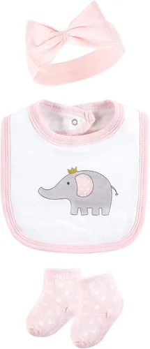 Vista 3 de Hudson Baby Conjunto de canastilla de algodón unisex para bebé