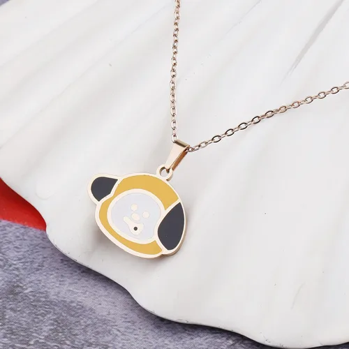 Vista 4 de TTJHGYQO Collar Love Yourself Kpop Star Figure Charm Necklace Yourself Army Jewelry Coreano Group Army Gift Kpop Music Fans Gift inspirador regalo