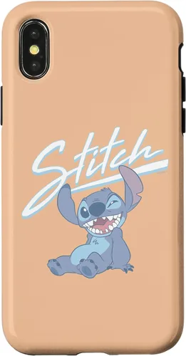 Vista 4 de Funda para iPhone 14 Disney Lilo & Stitch Winking Stitch Retrato