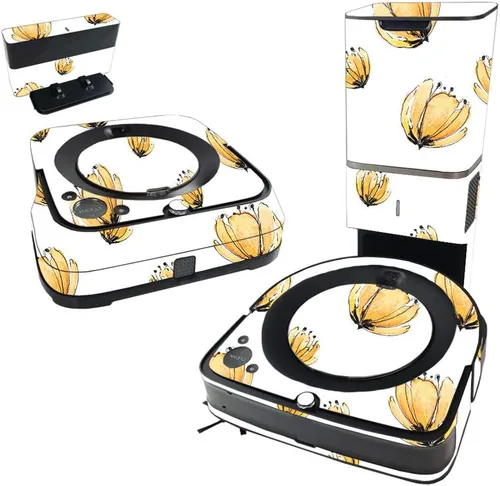 Vista 5 de MightySkins Skin compatible con iRobot Roomba s9+ Vacuum & Braava Jet m6 Bundle - Morado antiguo Funda protectora y única de vinilo Fácil