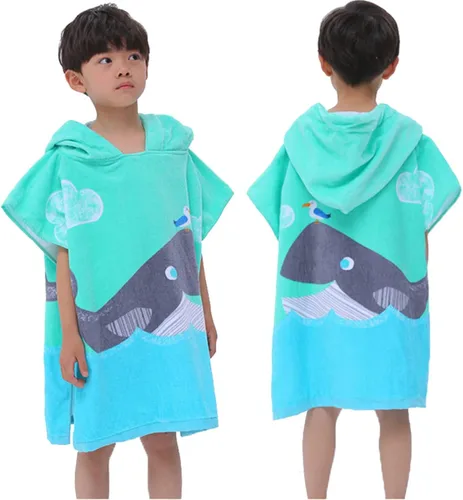 Vista 21 de BANGSAUR Toalla con capucha para niños, para el baño, la playa, toallas de algodón suave, absorbente, para piscina, con capucha, poncho para bebé