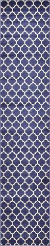 Vista 146 de Unique Loom Trellis Collection - Alfombra de área de Filadelfia, rectangular de 2 pies 2 pulgadas x 3 pies, color morado y marfil