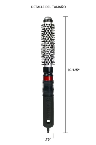Vista 2 de Cricket Technique - Cepillo térmico para el cabello #300 de 0.75 pulgadas para secado, rizado y peinado, barril de retención de calor con cerdas