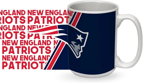 Vista 34 de Rico Industries NFL Football 15 oz White Ceramic Mug