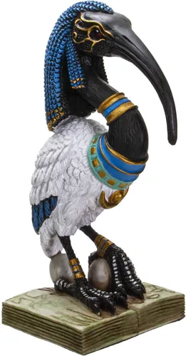 Vista 4 de Pacific Giftware Figura de resina de Thoth Flamingo Pose de Dios Egipcio Antiguo