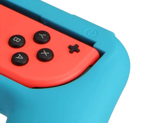 Vista 6 de Tienda Basics Grip Kit for Nintendo Switch Joy-Con Controllers - Blue