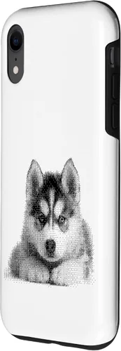Vista 2 de Cute Siberian Husky for Dog Mom and Paw Parents Case for iPhone XR