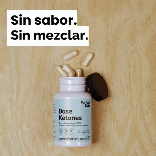Vista 5 de Perfect Keto - Cápsulas de cetonas exógenas Beta-Hidroxibutirato (goBHB)