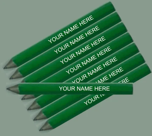 Vista 11 de ezpencils - Lápices de golf negros personalizados con punta - 24 paquetes - ** PERZONALIZACIÓN GRATIS **