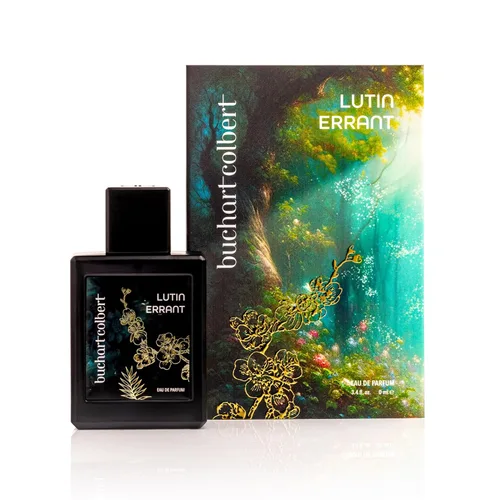 Vista 9 de Fragancia Lutin Errant 0.3 fl oz – Nicho Eau de Parfum – Perfume de madera seca, coco y ámbar para hombres y mujeres con almizcle blanco y un