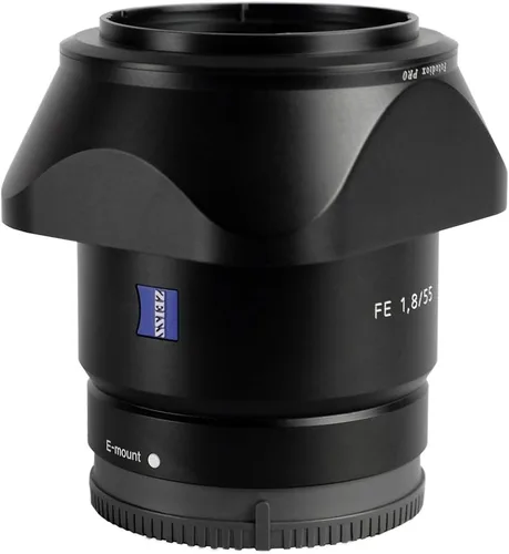Vista 8 de Fotodiox Inspirado en Pro Leica, parasol de lente de bayoneta de metal dedicado de diseñador para lente Zeiss Sonnar T* FE 2.165 in f/1.8 ZA