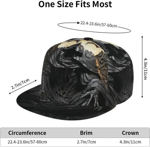 Vista 6 de Gorra de béisbol ajustable Snapback moda papá sombreros camionero sombrero