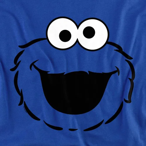 Vista 2 de Disfraz de Plaza Sésamo de cara completa, unisex, colección de camisetas para adultos Monstruo galleta