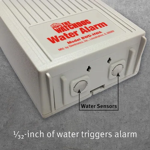 Vista 6 de The Basement Watchdog 110 dB Alarma de agua con sensor desmontable para áreas de difícil acceso (BWD-HWA)