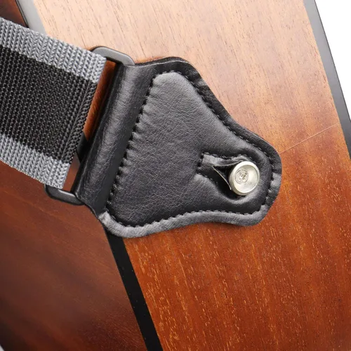 Vista 6 de Correa de guitarra con 3 soportes para púa, para guitarra eléctrica y acústica