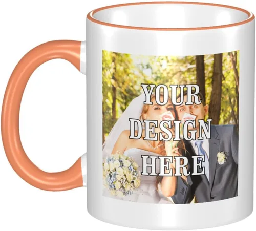 Vista 8 de Taza de café personalizada, tazas personalizadas con logotipo y foto, taza personalizada, diseña tu propia taza de café personalizada, regalos