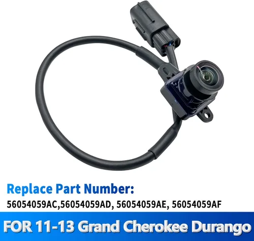 Vista 4 de Cámara de retrovisión trasera compatible con Dodge Durango 2011-2013 Jeep Grand Cherokee 2011-2013 Reverse Park Assist Backup Camera Reemplaza