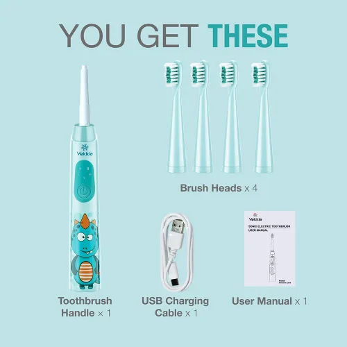 Vista 7 de Vekkia - Cepillos de dientes eléctricos para niños
