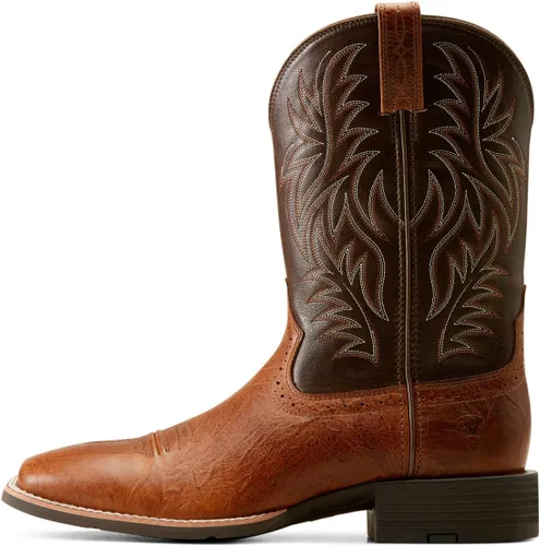 Vista 2 de Ariat Botas vaqueras deportivas con punta cuadrada ancha para hombre