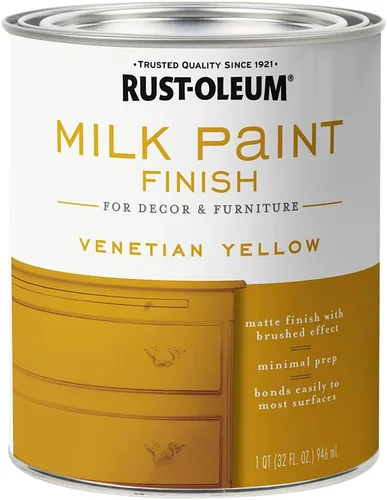 Vista 14 de Rust-Oleum 331049 - Pintura de acabado mate, 32 onzas líquidas (paquete de 1), color blanco clásico
