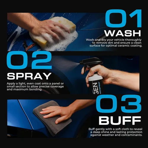 Vista 6 de Nexgen Spray Cerámico de Dióxido de Silicio — Fácil de Aplicar, Spray de Revestimiento Cerámico — Esmalte Sellador Protector de Grado Profesional