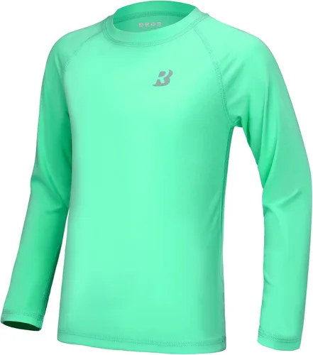 Vista 2 de Roadbox Camiseta de natación para niños, camiseta de manga larga con protección solar UPF 50+, para niños, pesca, surf, deportes al aire libre