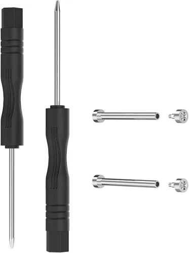 Vista 3 de Accesorio de tornillo compatible con Garmin Fenix 5S / Fenix 5S Plus Smart Watch, 2 tornillos de repuesto de acero inoxidable con 2
