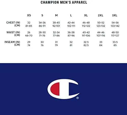 Vista 7 de Champion Men's Classic Unisex Cotton T-Shirt for Men & Women, Classic Tee (Reg. or Big & Tall)