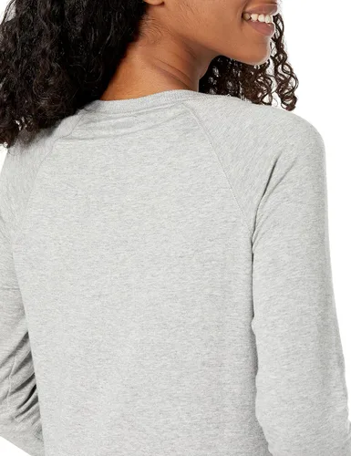 Vista 3 de Tienda Essentials Sudadera Studio Terry de manga larga con frente cruzado para mujer