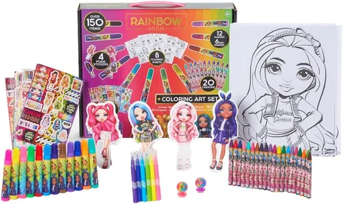 Vista 10 de Disney - Set de arte para colorear Minnie Mouse para niños con calcomanías y selladores, más de 150 piezas