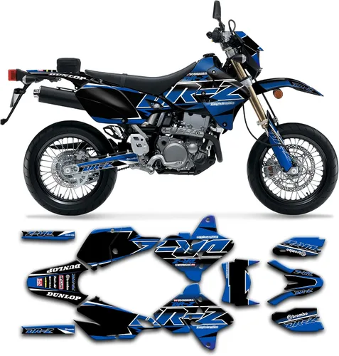 Vista 22 de Kit de calcomanías personalizadas para Suzuki DRZ400 E / DRZ400 Enduro / DRZ400E / DR-Z400E / DRZ400 EN 1999-2024, SZDRSE9919003-KO