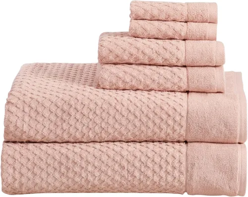 Vista 63 de Great Bay Home - Toallas de mano 100% algodón blanco, 6 toallas de baño suaves para manos, altamente absorbentes y de secado rápido, colección 01