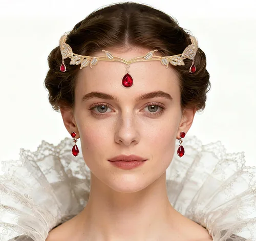 Vista 8 de Babeyond Mujeres, bodas, dama de honor, tiara, vidrio austríaco, banda con caja de regalo Wedding Accessories, Bridal Hair Accessories, Crystal