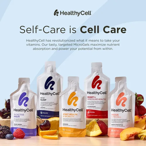 Vista 9 de HealthyCell Paquete de suplemento cerebral de longitud + enfoque