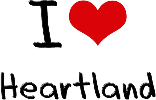 Vista 3 de CafePress I Love Heartland - Conjunto de pijama de algodón para mujer, ropa de dormir cómoda