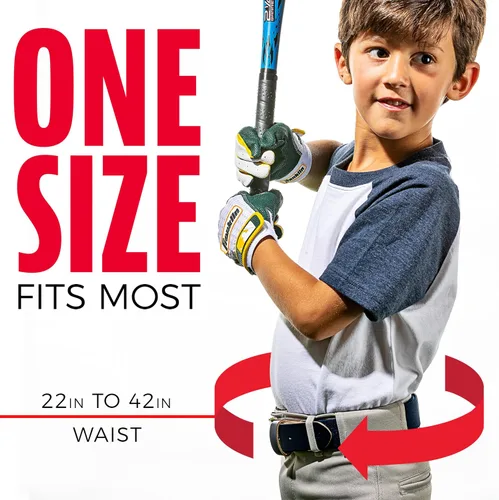 Vista 28 de Franklin Sports MLB - Cinturón ajustable para niños y niñas