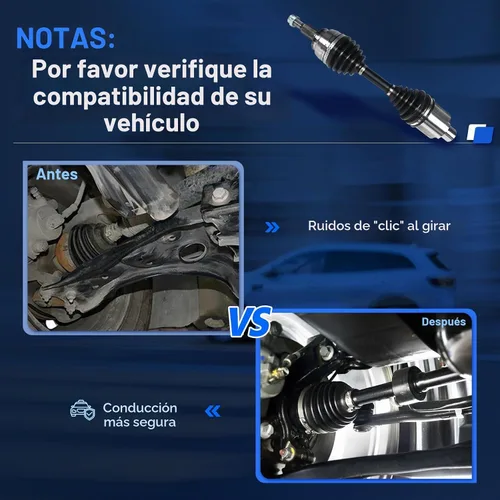 Vista 7 de Maxfavor CV Eje Conjunto para Hyundai Sonata 2011 2012 2013 2014