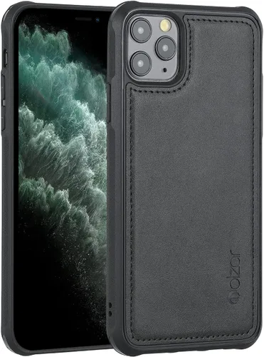 Vista 11 de MAG Series - Funda para iPhone 11 Pro Max, placa de metal integrada para montaje magnético, funciona con cargadores certificados Qi, compatible