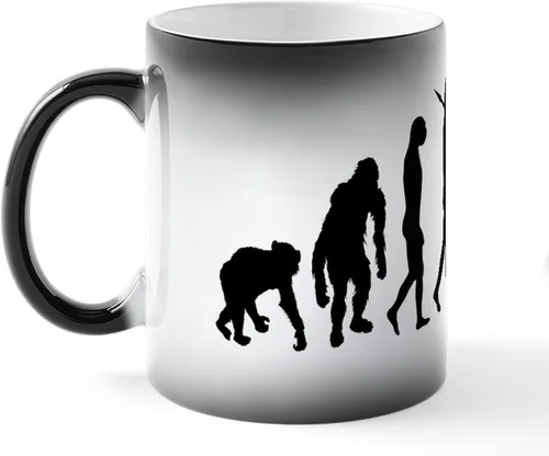 Vista 2 de CafePress Traffic Cop Taza mágica de cerámica, taza de té, 11 onzas
