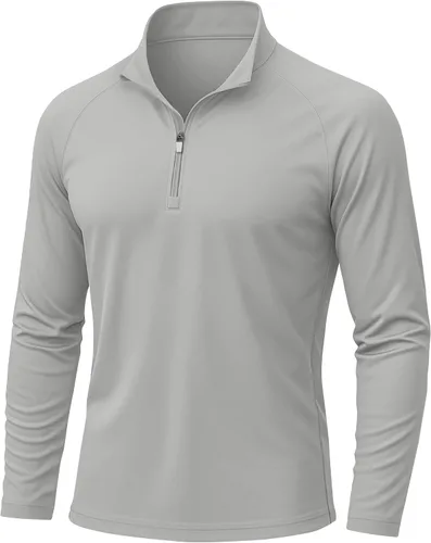 Vista 15 de KEFITEVD Camiseta de manga larga con protección solar UPF 50+ con Azur