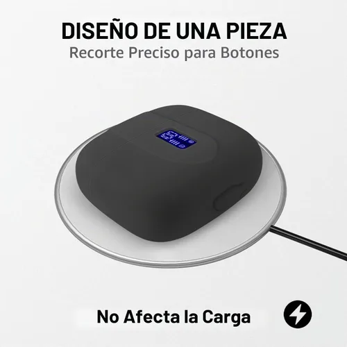 Vista 4 de Geiomoo Funda de silicona compatible con TAGRY X08, funda protectora con mosquetón (negro)