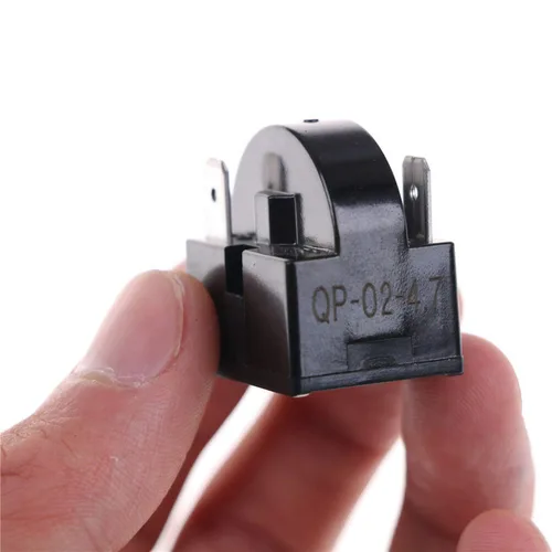 Vista 7 de QP-02-4.7 Reemplazo de relé de arranque/arranque de 3Pin 4.7Ohm para mini refrigeradores, refrigeradores compactos, refrigeradores de bebidas