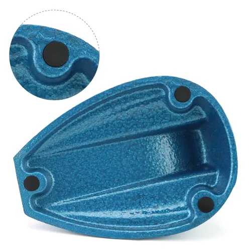 Vista 5 de QWORK Soporte micrómetro para micrómetros de hasta 4" - Soporte de herramientas de corte de grado profesional con pomos de abrazadera grandes